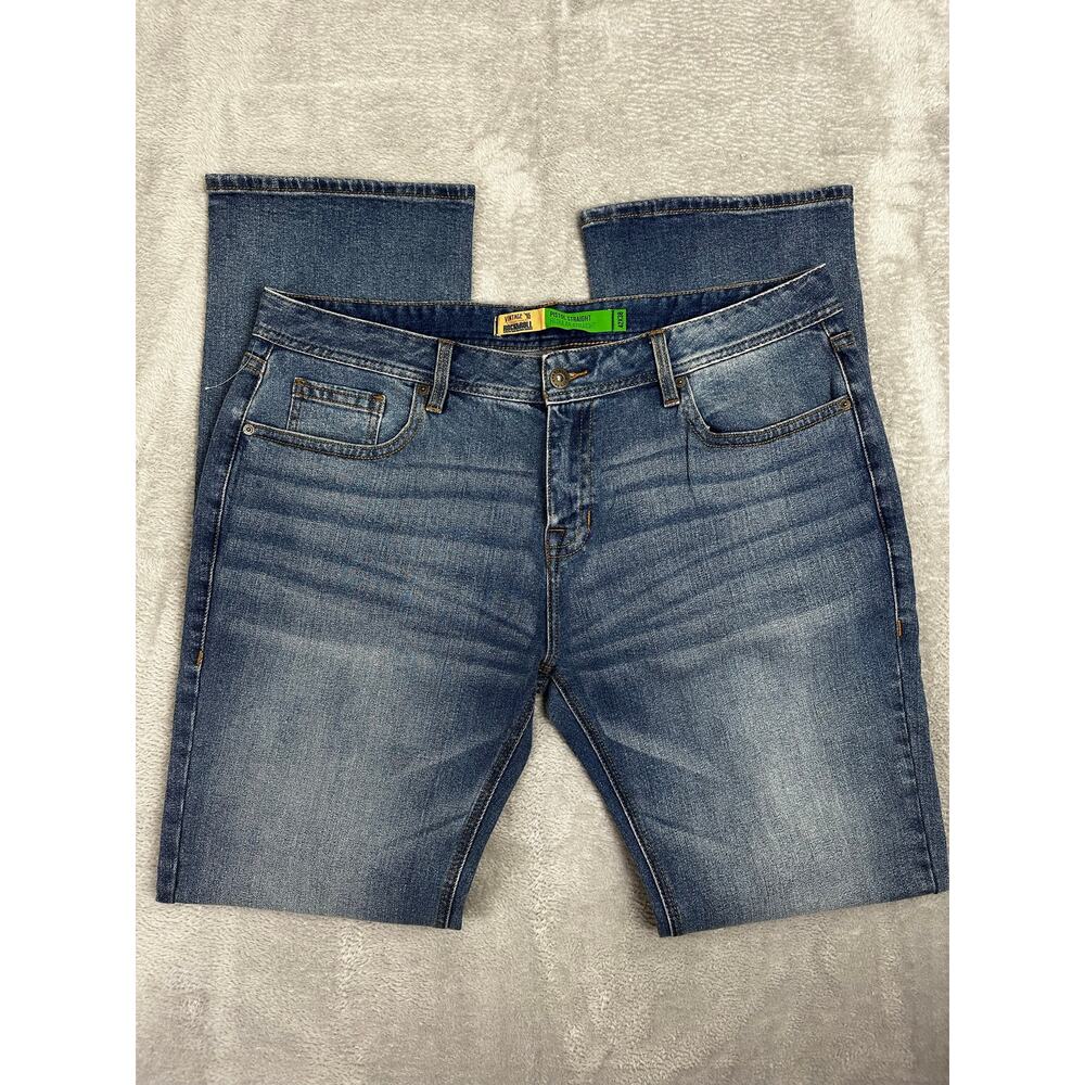 Rock and Roll Denim Pistol Regular Fit Straight Leg Jeans 42x38 Western Country